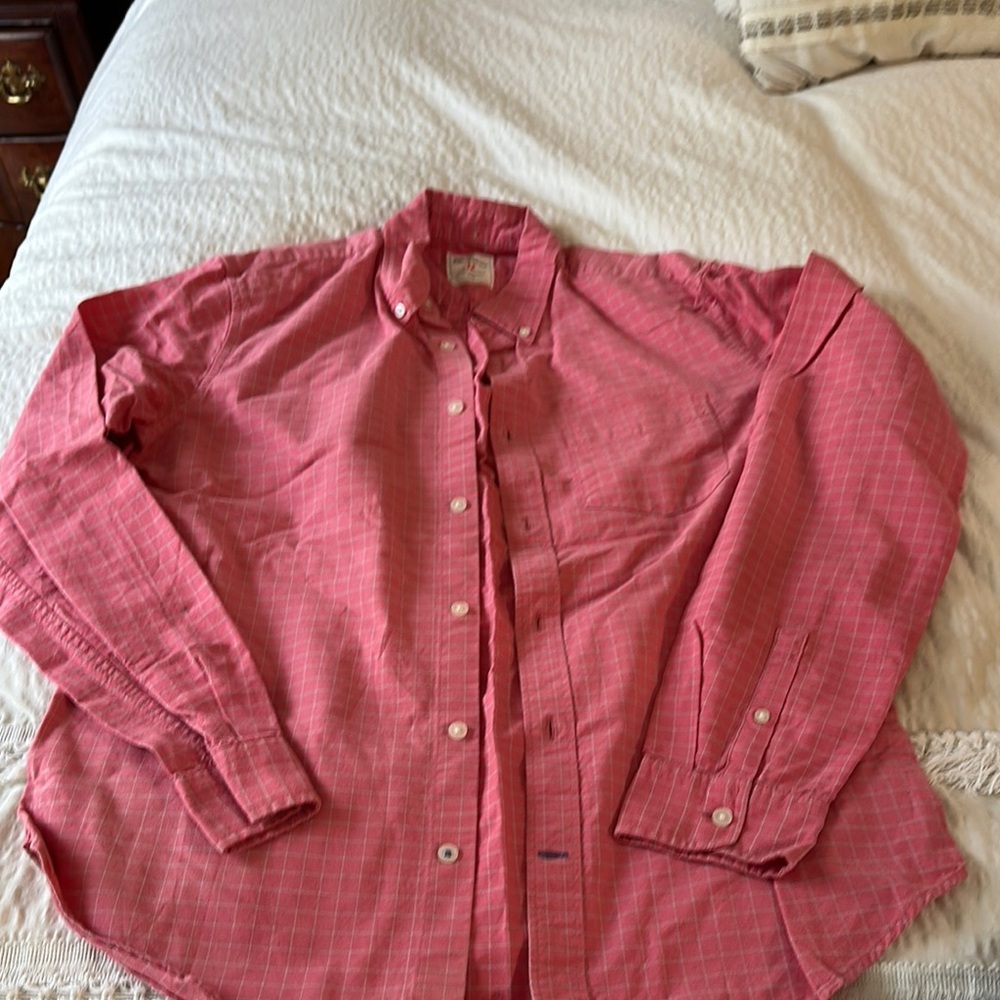 Men's Pink Button-Up Shirt